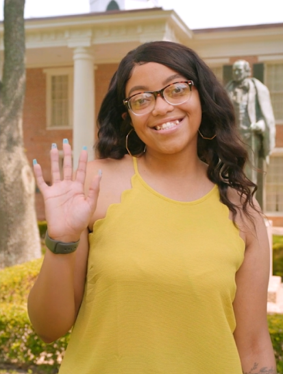 Montage of Austin Hall historic and modern images, followed by shots of students in classrooms.